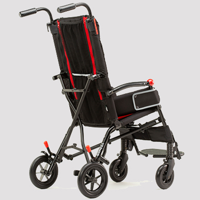 CLIP-vagn med dubbel krysskonstruktion för ökad stabilitet och komfort.