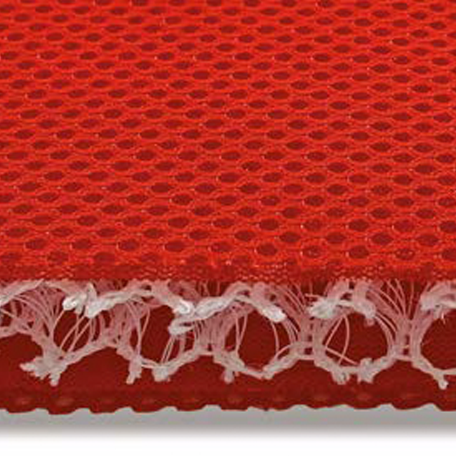 Närbild av CLIP-vagnens avancerade, ventilerande och slitstarka vaddering.