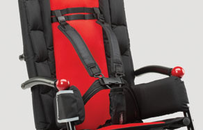 Fempunktssele för maximal säkerhet och stabilisering.