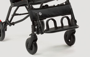 Fotstroppar för CLIP-vagnen som ger stabil och säker fotposition.