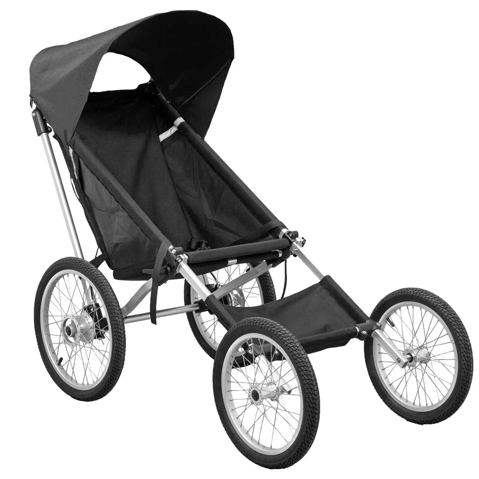 KFN 4Wheeler med fyra stora luftfyllda hjul och sufflett, visad i helbild.