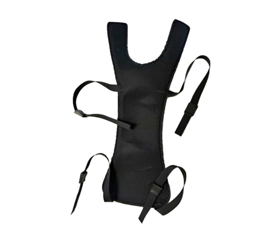 Komfortinlägg Plus med justerbara remmar, för stabilt och bekvämt sittande.