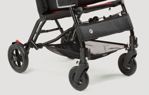 Korg för praktisk förvaring under CLIP-vagnen.