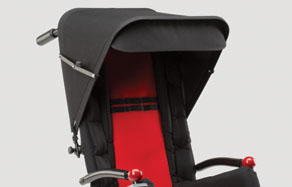 Sufflett till CLIP-vagnen som skyddar mot vind och väder.